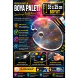 Resim Life PLEKSİ AKRİLİK ŞEFFAF RESİM-BOYA PALETİ (35x25cm- 3mm)