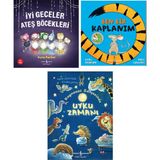 Resimli Hikaye Kitapları 3'lü Set / Iyi Geceler Ateş Böcekleri - Ben Bir Kaplanım - Hayvanat Bahçesinde Uyku Zamanı