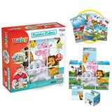 Resimli Küpler Oyunu - Görsel Lego - Bebek Oyuncağı - Resim Tamamla