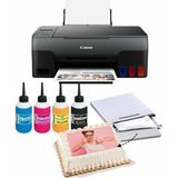 Resimli Pasta Yazıcısı - Canon Pıxma G3470 Gıda Mürekkepli Bitmeyen Kartuş Sistemi - Siyah
