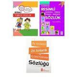 Resimli Türkçe Sözlük-Resimli İngilizce Sözlük-Eş Anlamlı,Zıt Anlamlı Kelimeler Sözlüğü (Karışık)