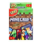 Resimli Uno Minecraft Oyun Kartı