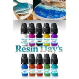 Resin Day's Opak Ve Transparan Epoksi Pigment Boya Seti 100ml
