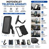 RESİSTANT BİKE MOTORSİKLET TELEFON TUTUCU 5.5 İNÇ - 6.2 İNÇ (5680)