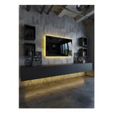 RESİTAL DUVARA MONTE LEDLİ 270 CM TV ÜNİTESİ DUVAR RAFLI - LL6023-4
