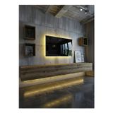 RESİTAL DUVARA MONTE LEDLİ 270 CM TV ÜNİTESİ DUVAR RAFLI - LL6024-2