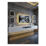 RESİTAL DUVARA MONTE LEDLİ 270 CM TV ÜNİTESİ DUVAR RAFLI - LL6026-1