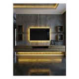 RESİTAL DUVARA MONTE LEDLİ 270 CM TV ÜNİTESİ DUVAR RAFLI - LL6026-2