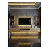 RESİTAL DUVARA MONTE LEDLİ 270 CM TV ÜNİTESİ DUVAR RAFLI - LL6026-6