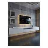 RESİTAL DUVARA MONTE LEDLİ 270 CM TV ÜNİTESİ DUVAR RAFLI - LL6028-1