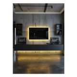RESİTAL DUVARA MONTE LEDLİ 270 CM TV ÜNİTESİ DUVAR RAFLI - LL6030-4