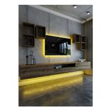 RESİTAL DUVARA MONTE LEDLİ 270 CM TV ÜNİTESİ DUVAR RAFLI - LL6031-2