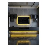 RESİTAL DUVARA MONTE LEDLİ 270 CM TV ÜNİTESİ DUVAR RAFLI - LL6031-4