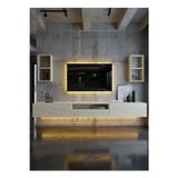 RESİTAL DUVARA MONTE LEDLİ 270 CM TV ÜNİTESİ DUVAR RAFLI - LL6032-8