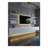 RESİTAL DUVARA MONTE LEDLİ 270 CM TV ÜNİTESİ DUVAR RAFLI - LL6035-1