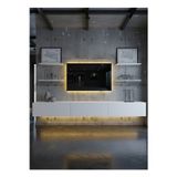 RESİTAL DUVARA MONTE LEDLİ 270 CM TV ÜNİTESİ DUVAR RAFLI - LL6036-1