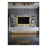 RESİTAL DUVARA MONTE LEDLİ 270 CM TV ÜNİTESİ DUVAR RAFLI - LL6037-1