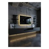 RESİTAL DUVARA MONTE LEDLİ 270 CM TV ÜNİTESİ DUVAR RAFLI - LL6039-4