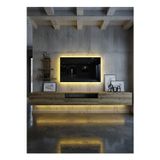 RESİTAL DUVARA MONTE LEDLİ 270 CM TV ÜNİTESİ DUVAR RAFLI - LL6040-2