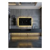 RESİTAL DUVARA MONTE LEDLİ 270 CM TV ÜNİTESİ DUVAR RAFLI - LL6040-4