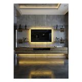 RESİTAL DUVARA MONTE LEDLİ 270 CM TV ÜNİTESİ DUVAR RAFLI - LL6042-2