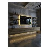 RESİTAL DUVARA MONTE LEDLİ 270 CM TV ÜNİTESİ DUVAR RAFLI - LL6043-2