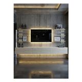 RESİTAL DUVARA MONTE LEDLİ 270 CM TV ÜNİTESİ DUVAR RAFLI - LL6043-8