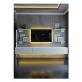 RESİTAL DUVARA MONTE LEDLİ 270 CM TV ÜNİTESİ DUVAR RAFLI - LL6044-1