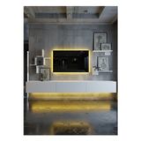 RESİTAL DUVARA MONTE LEDLİ 270 CM TV ÜNİTESİ DUVAR RAFLI - LL6045-1
