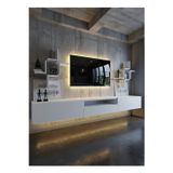 RESİTAL DUVARA MONTE LEDLİ 270 CM TV ÜNİTESİ DUVAR RAFLI - LL6047-1