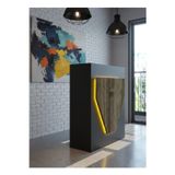 Resital Ledli Karşılama Bankosu G-90 cm Ofis Kasa Resepsiyon Masası BANKO-001-4-2