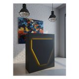 Resital Ledli Karşılama Bankosu G-90 cm Ofis Kasa Resepsiyon Masası BANKO-001-4-4