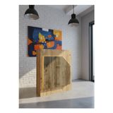 Resital Ledli Karşılama Bankosu G-90 cm Ofis Kasa Resepsiyon Masası BANKO-002-6-2