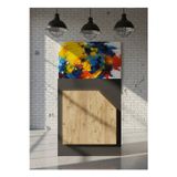 Resital Ledli Karşılama Bankosu G-90 cm Ofis Kasa Resepsiyon Masası BANKO-002-6-4