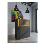 Resital Ledli Karşılama Bankosu G-90 cm Ofis Kasa Resepsiyon Masası BANKO-003-4-2