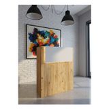 Resital Ledli Karşılama Bankosu G-90 cm Ofis Kasa Resepsiyon Masası BANKO-003-6-1