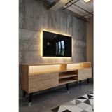 RESİTAL LEDLİ TV SEHPASI - LED IŞIKLI - ÇAM - W9030-6