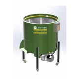 Resmak PM400A Yeşil Ceviz Soyma Makinesi, 400 Litre Hazne, Paslanmaz Rendeli, Devir Ayarlı, 200 kg Kapasite