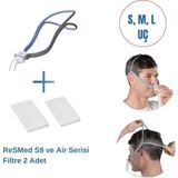 Resmed Airfit P10 Cpap Burun Yastık Maskesi+Resmed S9 ve Air Serisi Filtre 2’li Paket - yok