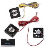 Resmi Creality Ender 3 Fan Yükseltme 4010 Fan 24v Set (3 ADET), 40x40x10MM DC 24V Ekstruder Sıcak Uç Fan ve Eksenel Soğutma Fanı, Ender 3/Pro/Ender 3 V2 için Turbo fan, Ender 5 Serisi/Ender 6