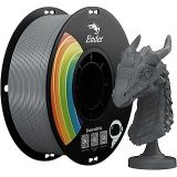 Resmi Creality Upgrade Ender 3D Yazıcı Filamenti, Gri PLA+ Filamenti 1,75 mm, 1 kg Makara (1,0 kg), Doğruluk +/- 0,02 mm, 3D Baskı Filamenti, Güçlü Dayanıklılık, Vakumlu Ambalaj, Çevre Dostu