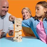Resmi Hasbro Jenga Oyunu, Eğlenceli ve Stratejik Oyun Deneyimi - Acı Kahverengi