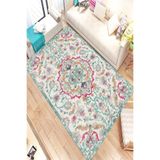 Resmiro Retro Paisley Tasarımlı Dijital Baskılı Halı