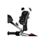 resolut Kablosuz Şarjlı Motosiklet Bisiklet Atv Telefon Tutucu Ayna montaj 30w Usb 15w Kablosuz Şarj