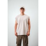 Respire Erkek Basic Tank Top Atlet Bej