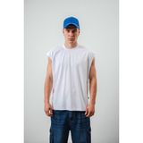 Respire Erkek Basic Tank Top Atlet Beyaz