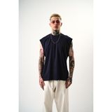 Respire Erkek Basic Tank Top Atlet İndigo - M