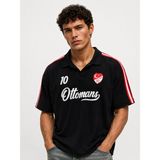 Respire Erkek Türkiye Retro Forma T-Shirt Siyah - L