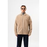 Respire Erkek Zip Oversize Polar Ceket Bej - M
