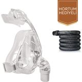 Respirox RF01 Cpap- Bpap Ağız-Burun (Ora-Nazal) Maske - Large - Şeffaf